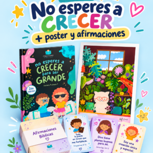 Kit No Esperes a Crecer libro + Póster
