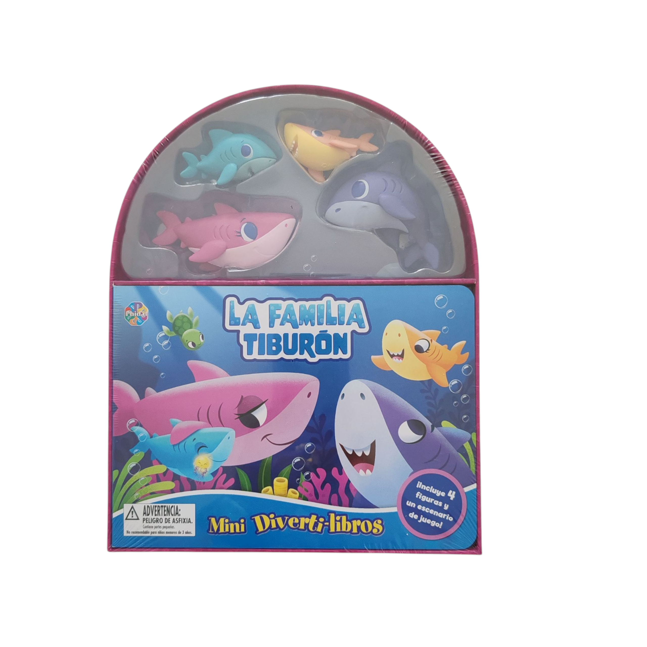 FAMILIA TIBURÓN - Mini Diverti-libros