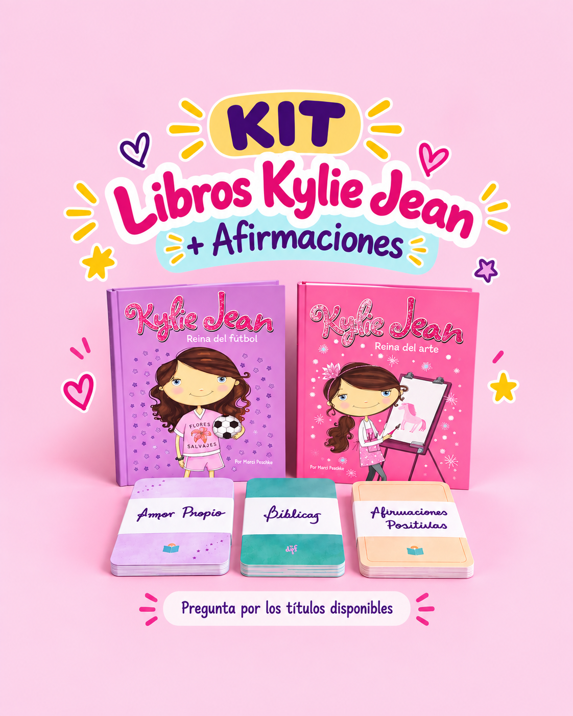 13 - Kit Libros Kylie Jean + Afirmaciones